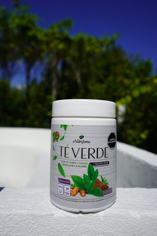 Green Tea with Fiber and Probiotics: