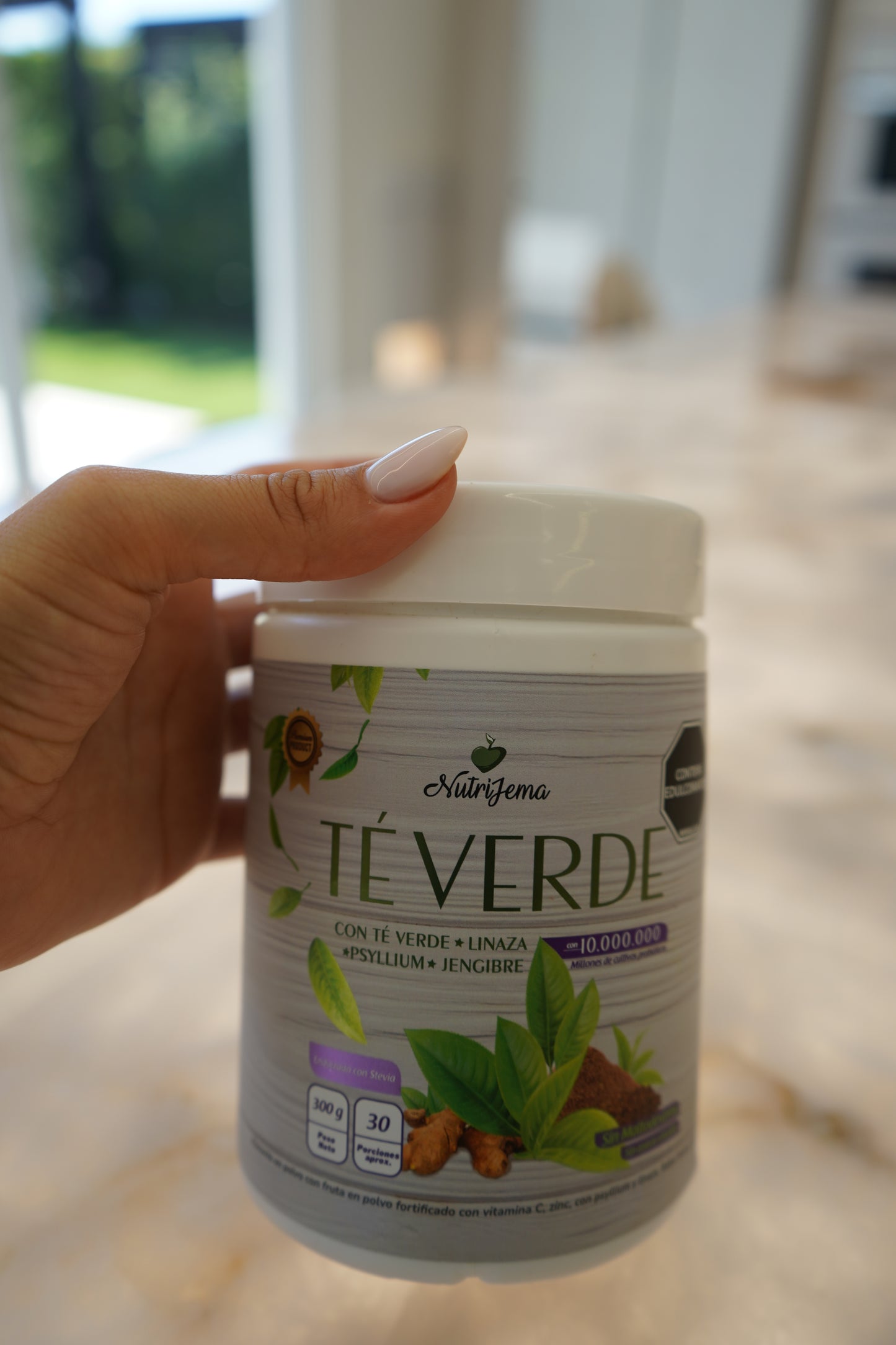 Green Tea with Fiber and Probiotics: