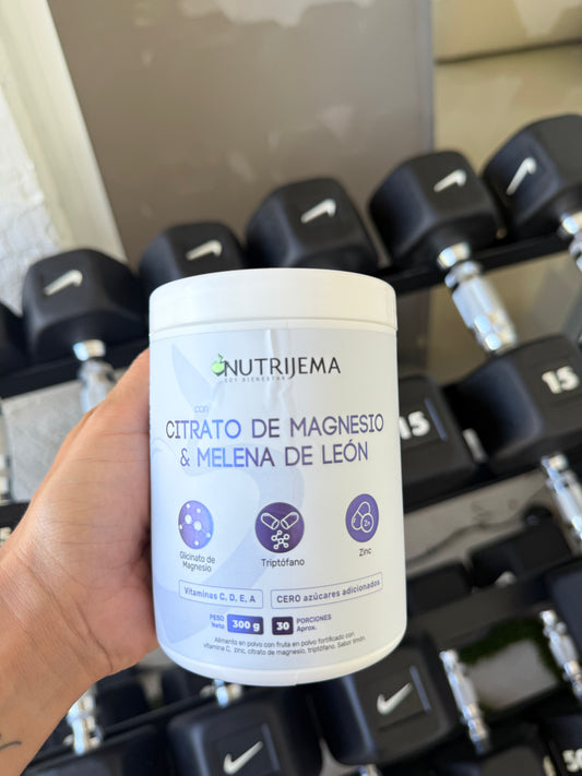 Citrato de Magnesio con Melena de León (Magnesium Citrate with Lion's Mane)