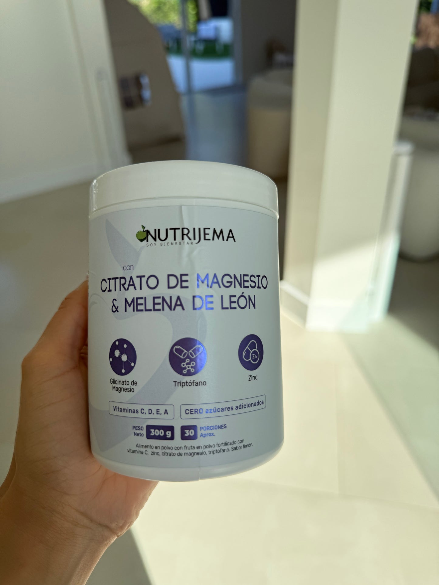 Citrato de Magnesio con Melena de León (Magnesium Citrate with Lion's Mane)