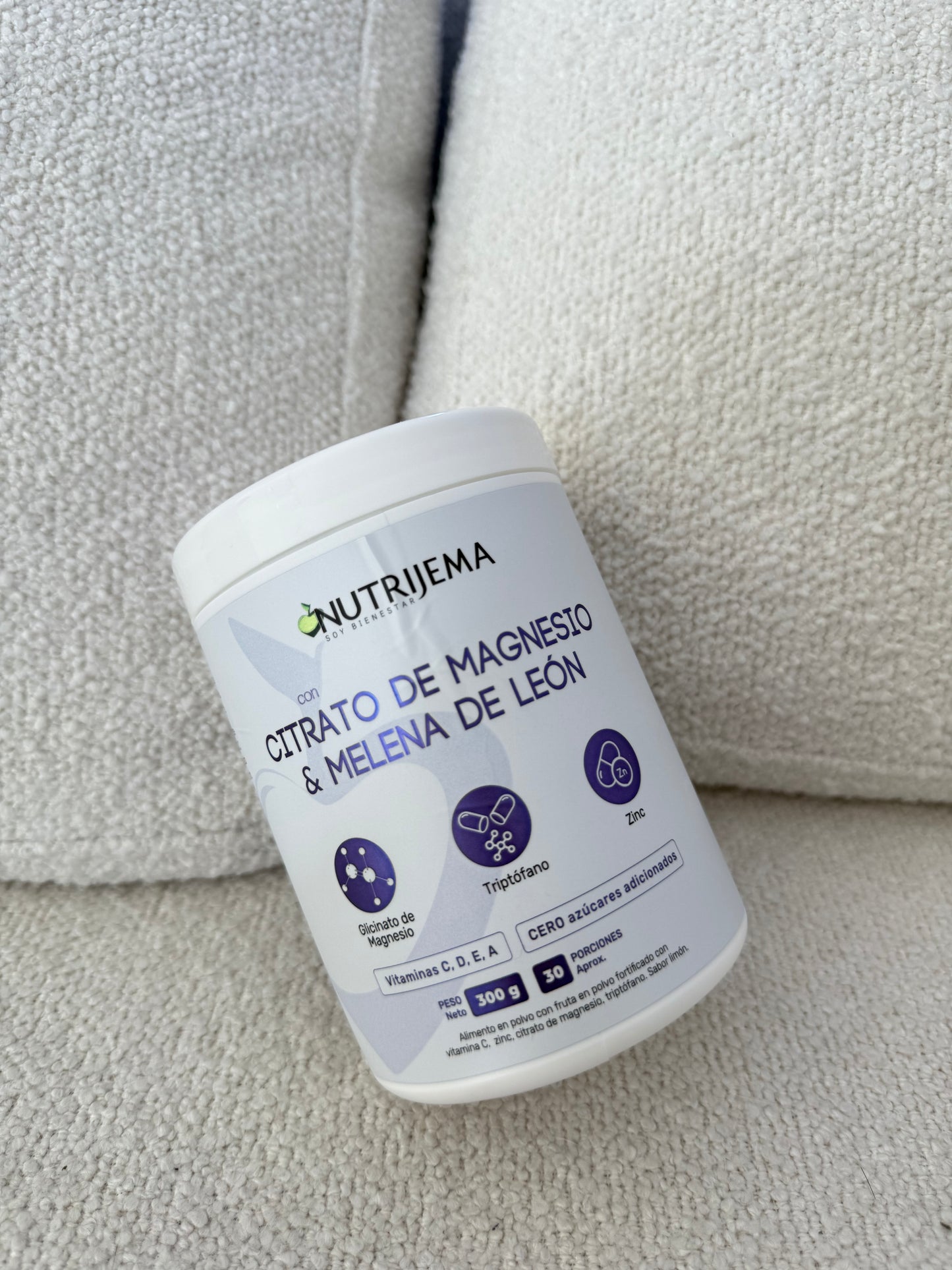 Citrato de Magnesio con Melena de León (Magnesium Citrate with Lion's Mane)